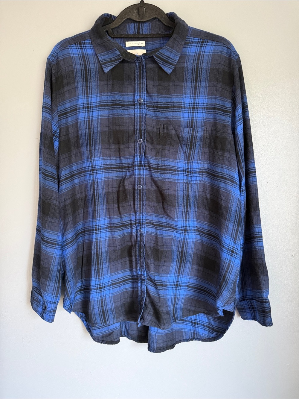American Eagle "Ahh-mazingly Soft" Plaid Flannel Boyfriend Button Down Shirt XXL